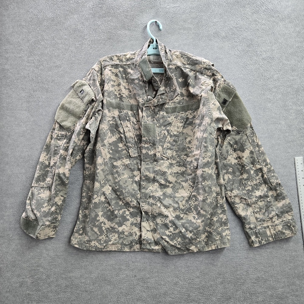 Propper Men Jacket M Gray Coat Nylon Rayon Camouflage Military Combat